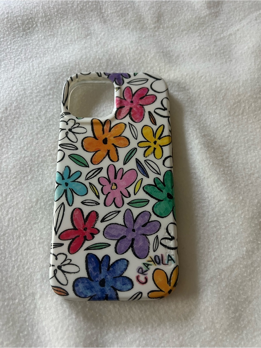 Casley Multicolor Floral Phone Case - White Base
